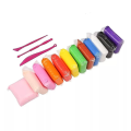 Velocious Bounce Clay 12 Different Color Fluffy Foam Clay with Tools, Pack of 12 (1 Piece Each Color) (Pack of 4) Super Light DIY Clay for Model air Dry Clay Fun Toy, Creative Art DIY Crafts, Gift for Kids. 