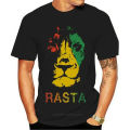 Reggae Clothing Men Women Jamaica Rasta Black Navy T-Shirt Cartoon t shirt men Unisex New Fashion tshirt free shipping. 