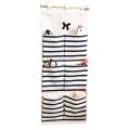 6/8 Pockets Cotton Linen Fabric Wall Door Hanging Bag Organizer Storage Pouch. 