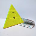 QI MING S2 Fast and Smooth Magnetic Feel Movement Pyramid Triangle Rubik Cube | QY Stickerless Pyraminx Puzzle Toy | PARTNERS COLLECTIONS. 