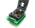 TQFP44 to DIP40 Adpater for AVR ISP Interface IC adapter Programmer Socket-  CNV-QFP-MPU51. 