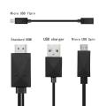 5 Pin & 11 Pin Micro USB For Mhl to HDMI 1080P HD TV Cable Adapter for Android Phone TV PC Laptop. 