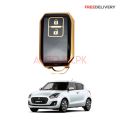 EXCLUSIVE GOLD-LINE SUZUKI SWIFT 2022 KEY COVER TPU. 
