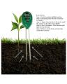 3 In 1 Soil Tester Meter PH Meter Analyzer for Garden Lawn Flower Kit Plant Pot Moisture Light PH Sensor Tool. 