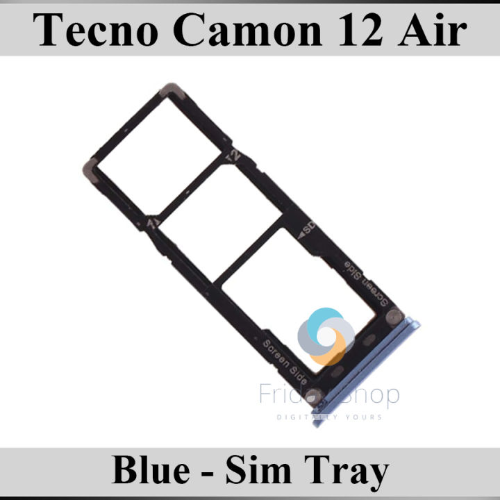 Tecno%20Camon%2012%20Air%20SIM%20Tray%20Sim%20Jacket%20Sim%20Slot%20Sim%20Door%20For%20Tecno%20Camon%2012%20Air%20-%20Blue%20-%20Image%206