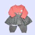 Imported Full Sleeves Baby Frock For Newborn (0 - 6months). 