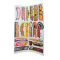 bicycle stickers sheet. 