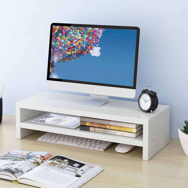 MC45 Computer Booster Monitor Bracket Office Desktop Shelf Screen Base Bracket Desktop Computer