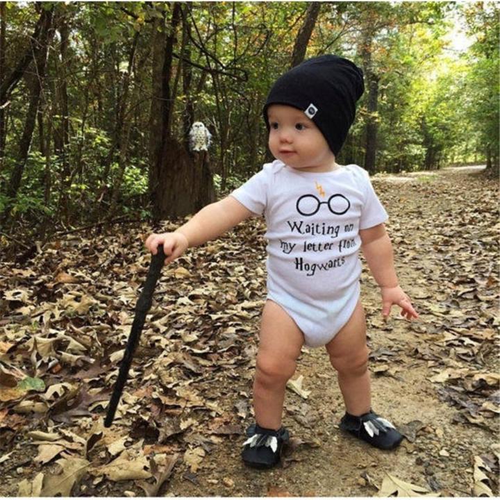 Newborn Infant Baby Boy Girl Harry Potter Bodysuit Jumpsuit Summer Clothes