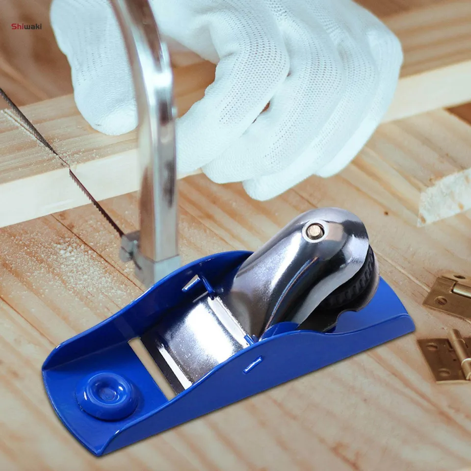 Mini Woodworking Hand Plane – Tiny Block Plane With Ebony Wood Body, 1/2" Blade, For Trimming, Polishing, And Small Instrument Crafting