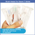 4 Pcs Replacement Brush Heads For Xiaomi Mijia T300/T500/T700 Electric Toothbrush Heads Soft Bristle Brush Heads With Dust Cover. 