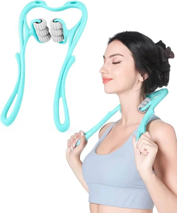 Trigger Point Neck and Shoulder Massager – Handheld Deep Tissue Roller ...