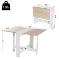 Folding Dining Table Multi-Use Table Dining Desk Space Saving Home Furniture. 
