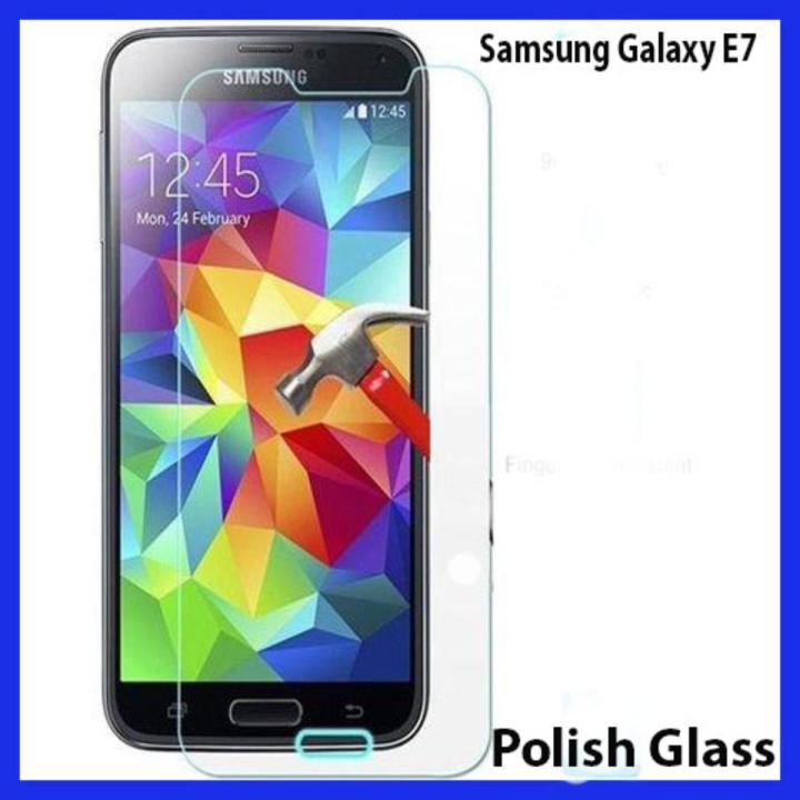 Front Screen Protector Glass For Samsung Galaxy E7 - Tempered Glass