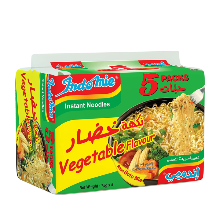Indomie Instant Noodles (Special Vegetable Flavour) (PACK OF 5)