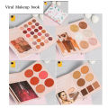Mocallure 4in1 Makeup Glamour Palette Ultimate Book All in One Blush, Eye shadow, Contour & Highlighter Set. 