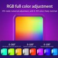 Desiontal W70 Full Color RGB LED Video Light 3000K-9000K Studio Photo Light Mini Fill Light Built -in 1200mAh w/70 Lamp Beads. 