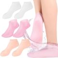 Introducing our Silicone Socks—one pair of moisturizing gel heel socks designed for optimal foot care. These silicone heel pads provide deep hydration and protection, ensuring your feet stay soft and healthy. Perfect for daily use .. 