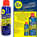 7CF Anti Rust Spray Lubricant For Car and House hold Door Hinges -Metal parts- 235Ml. 