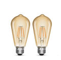 4W Filament Vintage LED Vintage Bulb | E27 Holder For Home Decor | Antique Style ST64 LED Filament Bulbs with 80+ CRI | Ceiling Hanging Lights | Chandelier | Pandent Light | Wall Lights | Edison Bulb. 