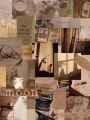 brown Theme Aesthetic photo cards of your choice 21 Cards 4x6'' For Wall Decorate. 