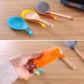 1Pcs Silicone Spoon Rest Heat Resistant Utensil Holder Cooking Tool Rest Pad Grade Silica Gel Spoon. 