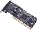 4 Ports PCI SATA Controller Card with Two Sata Cables,for Desktop PC. 