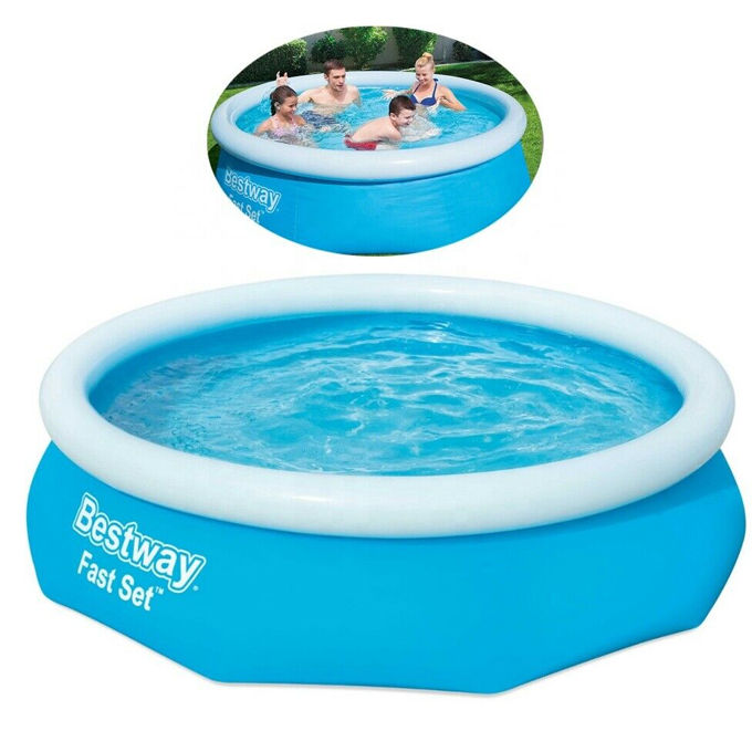 Bestway%20-%20Fast%20Set%20Round%20Kids%20Inflatable%20Swimming%20Pool%2010%20ft%20X%2030"-%2057266%20-%20Image%202