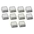 【3C VictoryEagle Store】MX Relegendable Keycap Shell Protection Double-layer Custom Transparent Keycaps Keycaps Removable Paper K2C8. 