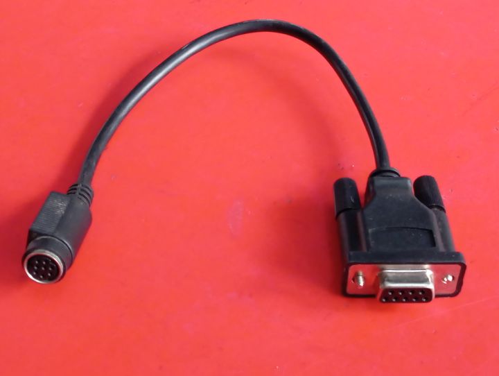 RS232 DB9 Female to 8 Pin Mini DIN Female Adapter Cable 8” Genuine Branded