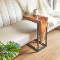Toheed Wood Charlette Coffee Table, console table, hallway, entryway, or living room, traditional wood designs to contemporary metal and glass constructions, Sheesham wood and Legs metal pipe. 