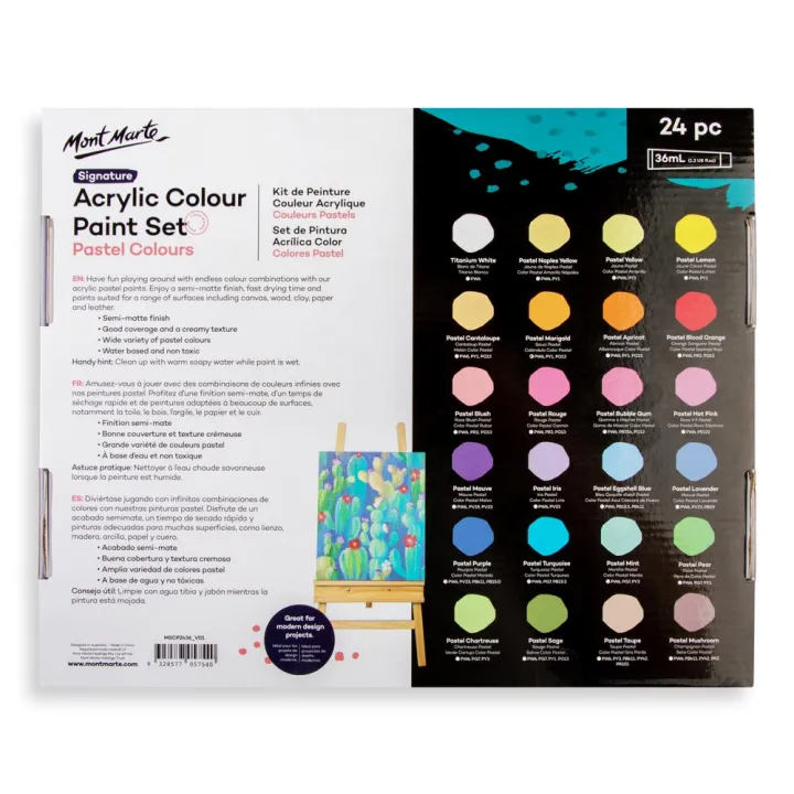 Mont%20Marte%20Acrylic%20Colour%20Pastel%20Paint%20Set%20Signature%2024pc%20x%2036ml%20(1.2%20US%20fl.oz)%20MSCP2436%20-%20Image%204