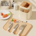 Multi-Functional 360° Rotating Utensils Rack – Kitchen Organizer Stand for Spoons, Forks & Cooking Tools. 