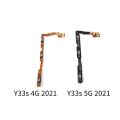 For Vivo Y20 Y20s Y21 Y21s Y33s Y15s Y15a Power Volume Button Flex Cable Side Key Switch ON OFF Control Button Repair Parts. 