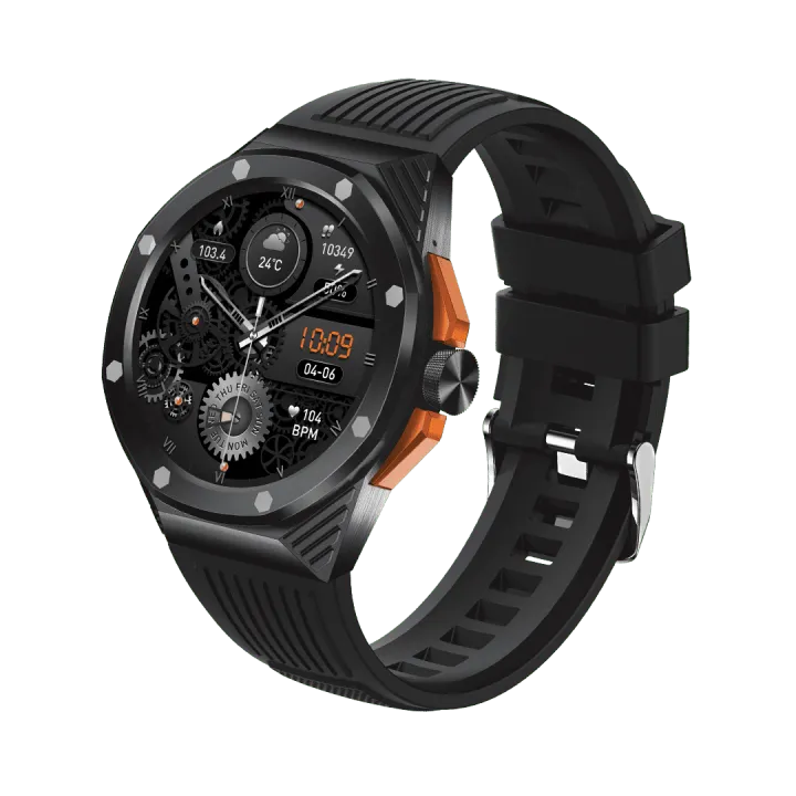 Dany%20Evolution%20Smartwatch%20-%20AMOLED%20Display,%20Bluetooth%20Calling,%20IP67%20Water-Resistant,%20Blood%20Pressure%20&%20Heart%20Rate%20Monitor,%205-7%20Days%20Battery,%20Stainless%20Steel%20Body%20With%20One%20Year%20Brand%20Warranty%20-%20Image%205