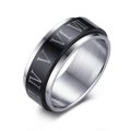 Anxiety Fidget Spinner Rings for Men Male Black Stainless Steel Spinning Rotate Ring for Women Anti Stress Accessories Jewelry Fleursbiy. 
