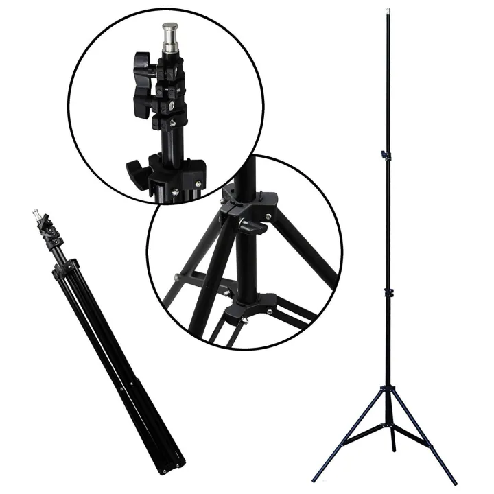 HOLA%20%20Tiktok%20Videos%207%20Feet%20Aluminum%20Tripod%20Stand%20With%20Mobile%20Phone%20Holder%20For%20DSLR%20and%20Ring%20Light%20-%20Black%20It%20Only%20Takes%20landscape%20Picture%20Videos%20if%20you%20want%20to%20rotate%20please%20order%20ball%20head%20with%20it%20-%20Image%206