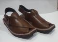 PESHAWARI PURE LEATHER KAPTAAN CHAPPAL FOR MEN. 