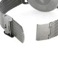 Emporio Armani Silver Mesh Strap Brown Dial Men's Watch-AR11141. 