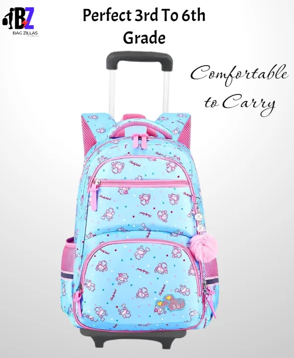 Bagzillas:High%20Quailty%20Durable%20Girls%20Handcarry%20Trolly%20Bag%20School%20Bags%20for%20Girls%20Waterproof%202%20Wheeler%20Backpack%20Top%20Ranked%20school%20bag%20for%20girls%20Suite%202nd%20To%206th%20Grade%20-%20Image%207