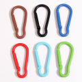 10pcs Cute Macaron Color Carabiner Climbing Hook Keychain Ring Metal Buckle Car Key Ring For Handmade Jewelry Making Accessories. 