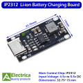 Type-C 3A High Current Lithium Battery Fast Charging Board IP2312 CC/CV Mode 5V To 4.2V Polymer Ternary Lithium Battery Quick Charging Board. 