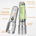 Multifunctional Zoom Flashlight |  Rechargeable High Lumens Long Range Flash Light 8 Modes Tactical Flashlight with Fluorescent Shell. 