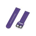 For Amazfit GTS4 Mini Solid Color Soft Silicone Watch Band, Size:Large Size. 