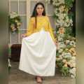 Stylish Collection Stitched Sleeveless Maxi with koti 2pc for women and girls - Dress For Girls - Dress For Women - Stitched Suit for Girls - Stitched Suit For Women. 