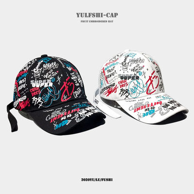 Korean%20cap%20%20cap%20for%20men%20Graffiti%20new%20cap%20hip%20hop%20baseball%20cap%20korean%20cap%20for%20women%20-%20Image%206