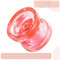 MAGICYOYO K2 Plus Crystal Responsive Yoyo,Dual Purpose Yo-Yo with Replacement Unresponsive Bearing for Intermediate,Orange. 