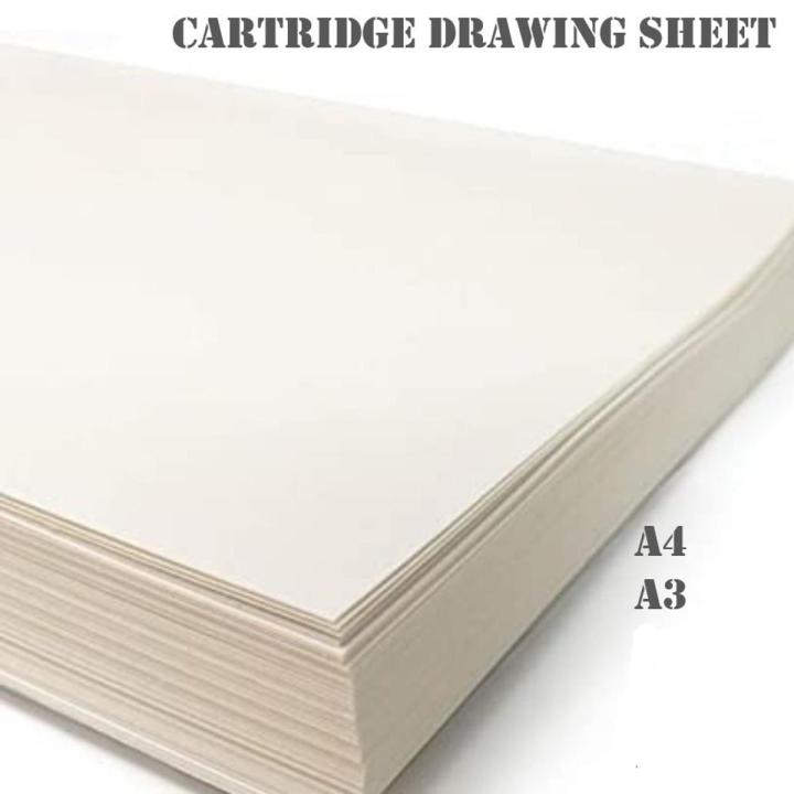 Cartridge Drawing & Sketching Paper Pack of 100 Sheet 190gm A4 Size