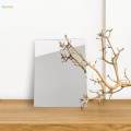 3x Mirror Trays Photo Props Decoration Mirror Plate for Centerpieces Candies Toiletries. 