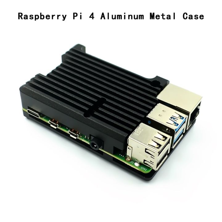 Raspberry%20Pi%204/3%20Aluminum%20Case%20with%20Dual%20Cooling%20Fan%20Metal%20Shell%20Black%20Enclosure%20for%20RPI%20Raspberry%20Pi%204B/3B/3B+%20-%20Image%202